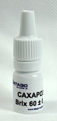 Жидкость рефрактометрическая ATAGO Сахарозка 60% Пробоотборники жидкостей